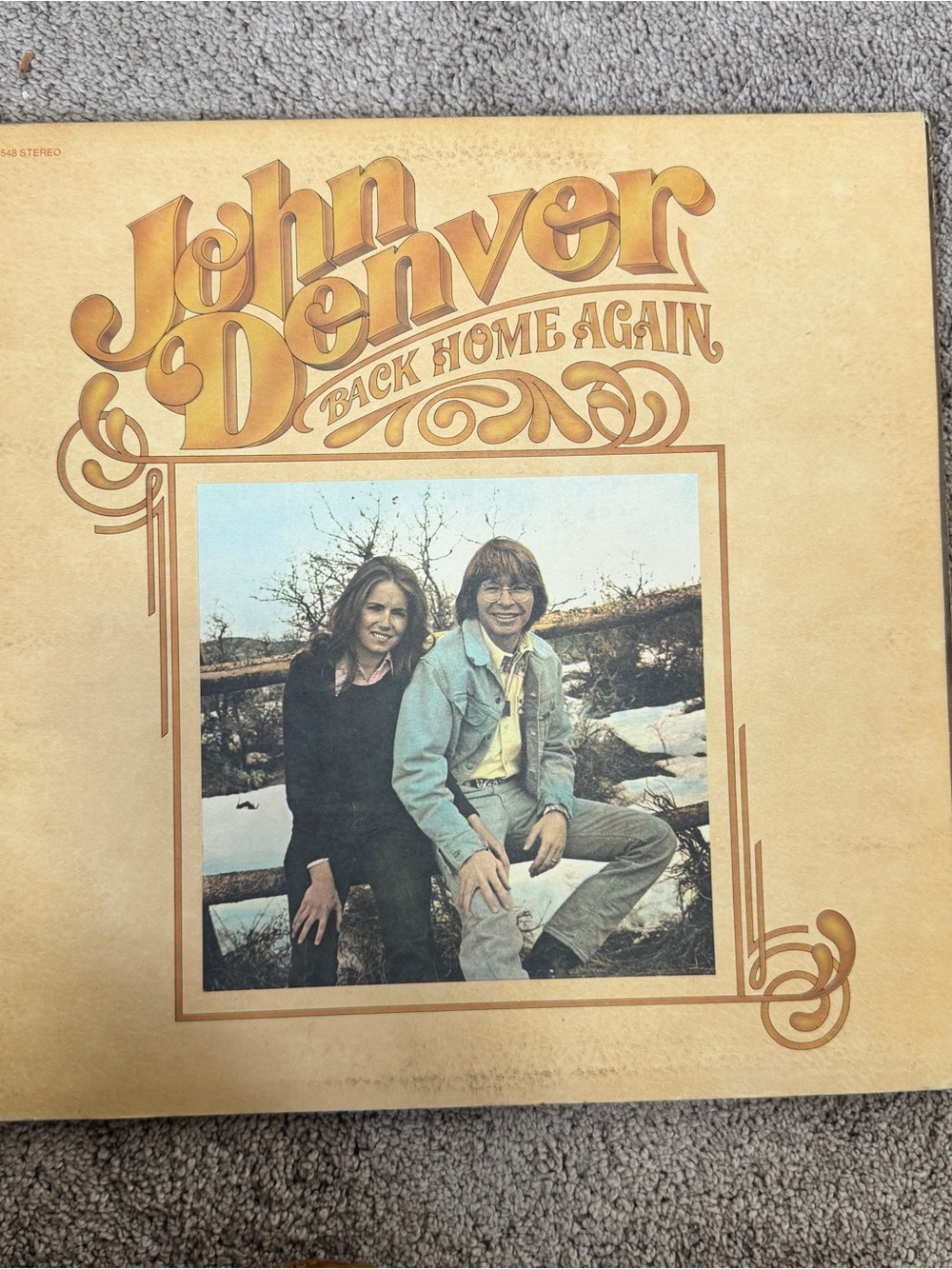 John Denver 'Back Home Again' Vinyl Album